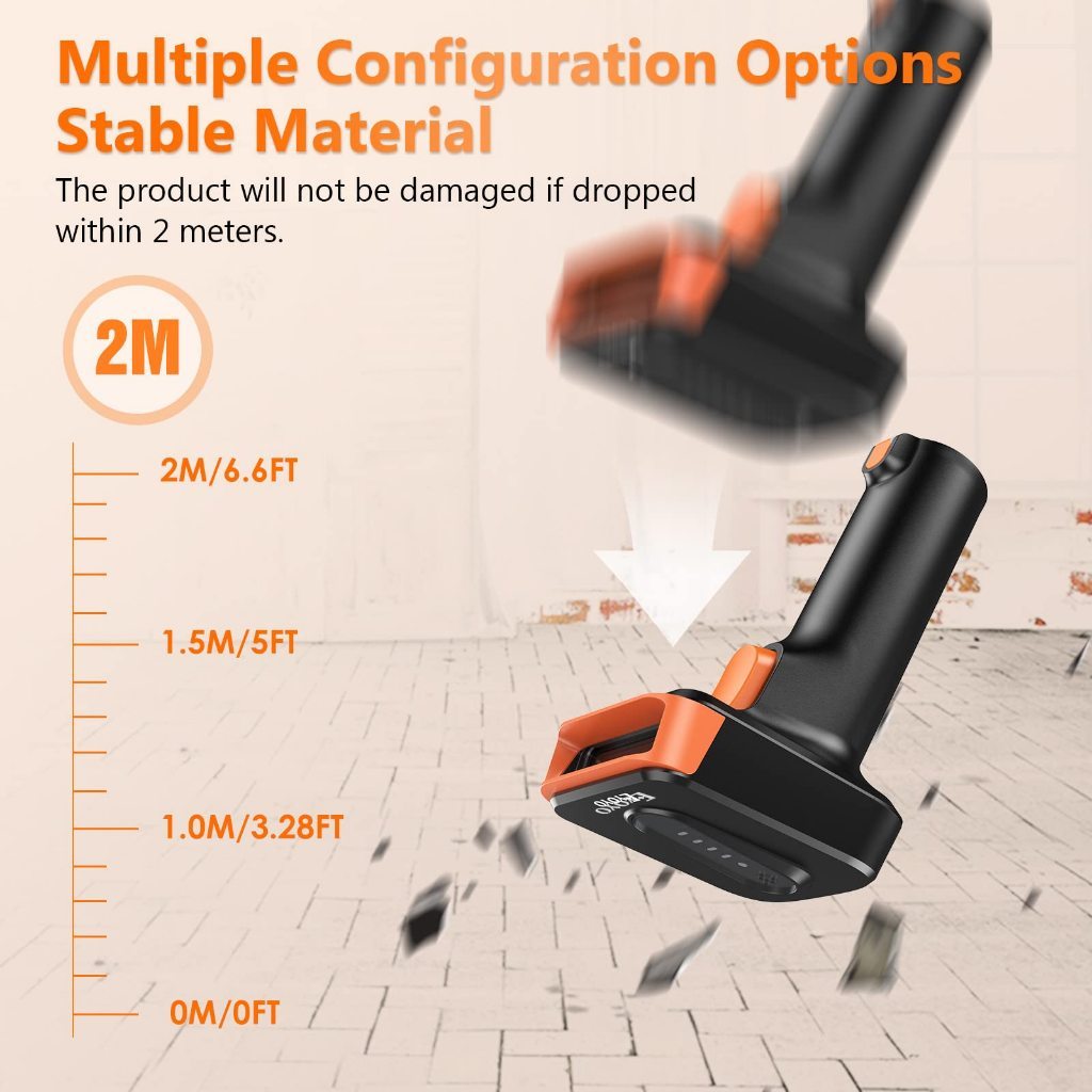 [Local stock]Eyoyo wireless barcode scanner Bluetooth USB Wired 2.4G ...