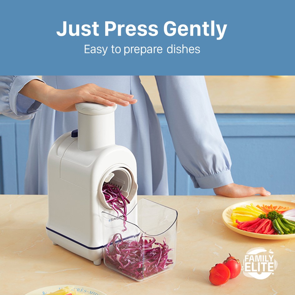 BLAUPUNKT Electric Vegetable Cutter Multi-function Vegetable Cutter 3 ...