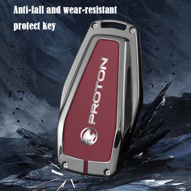 ZLWR New Proton X50 S70 S70 Key Case Aluminum Alloy Leather Key Case ...