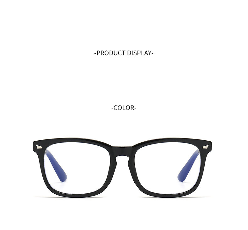 Blue Light Blocking Glasses For Women - Clear Square Reading Glasses With Full Frame 6 thumbnail image