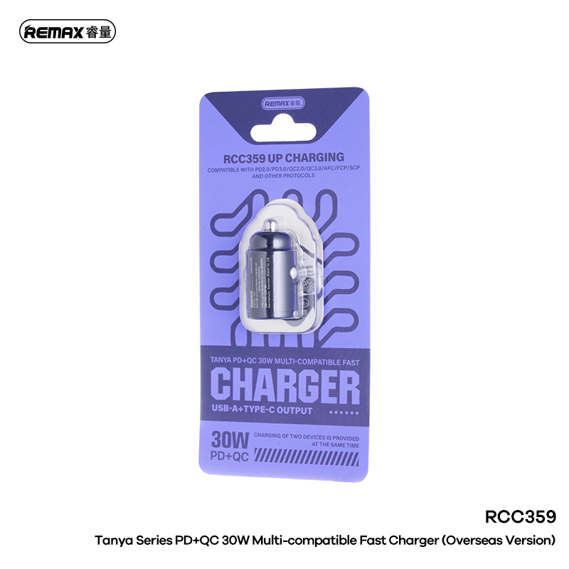 REMAX Tanya Series PD+QC 30W Multi-compatible Fast Charger RCC359 ...