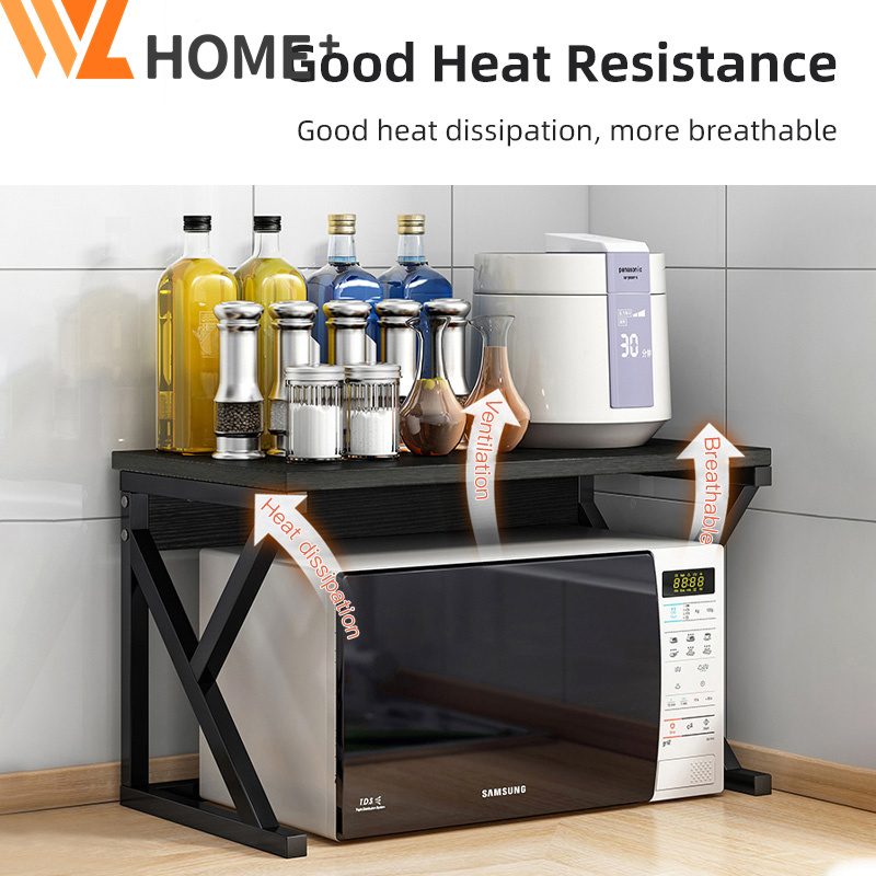 Kitchen Rack Oven Rack Microwave Rack Multi-layer kitchen Storage Rack ...