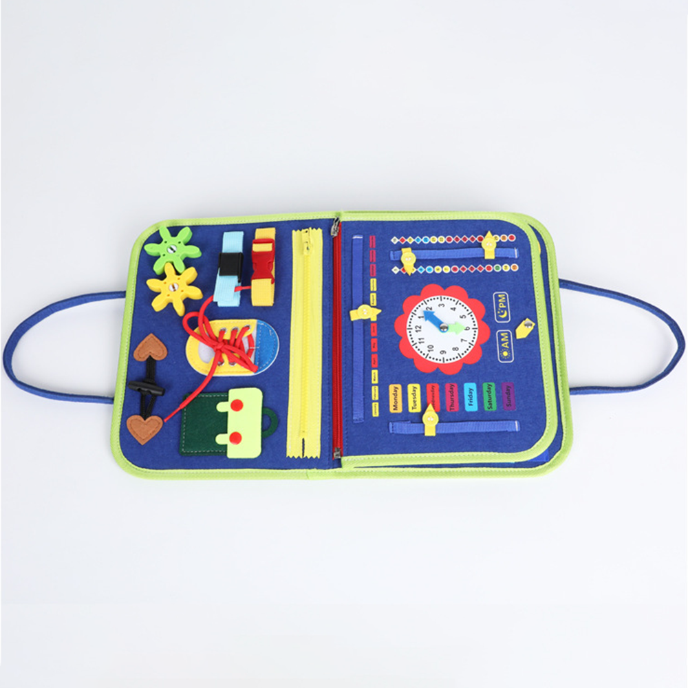 Montessori Toys Busy Board Sensory Activity Developing Board for Motor ...