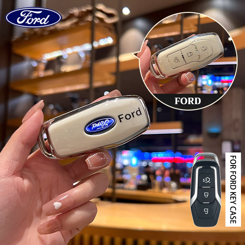 Ford car TPU smart key case Ford ranger xlt car key cover Ford keychain ...