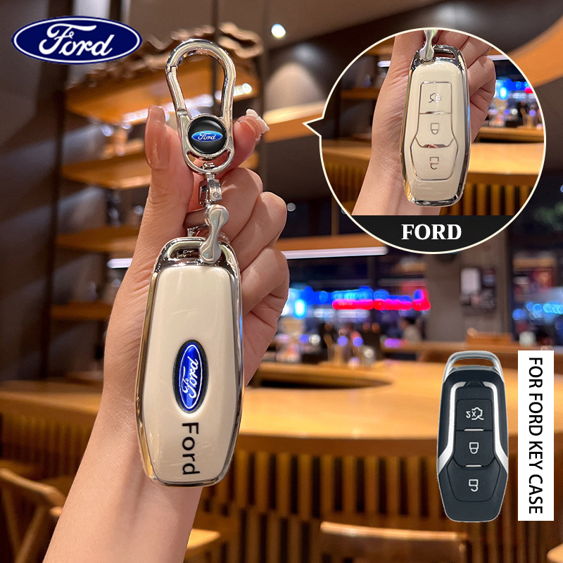 Ford car TPU smart key case Ford ranger xlt car key cover Ford keychain ...