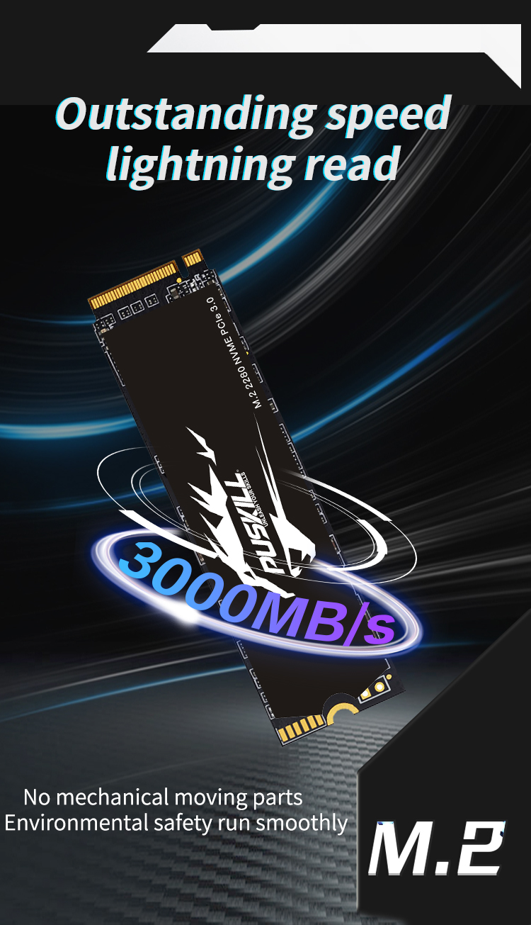 PUSKILL SSD M.2 NVMe 1TB 512GB 256GB 128GB PCIe3.0 2280 Hard Disk ...