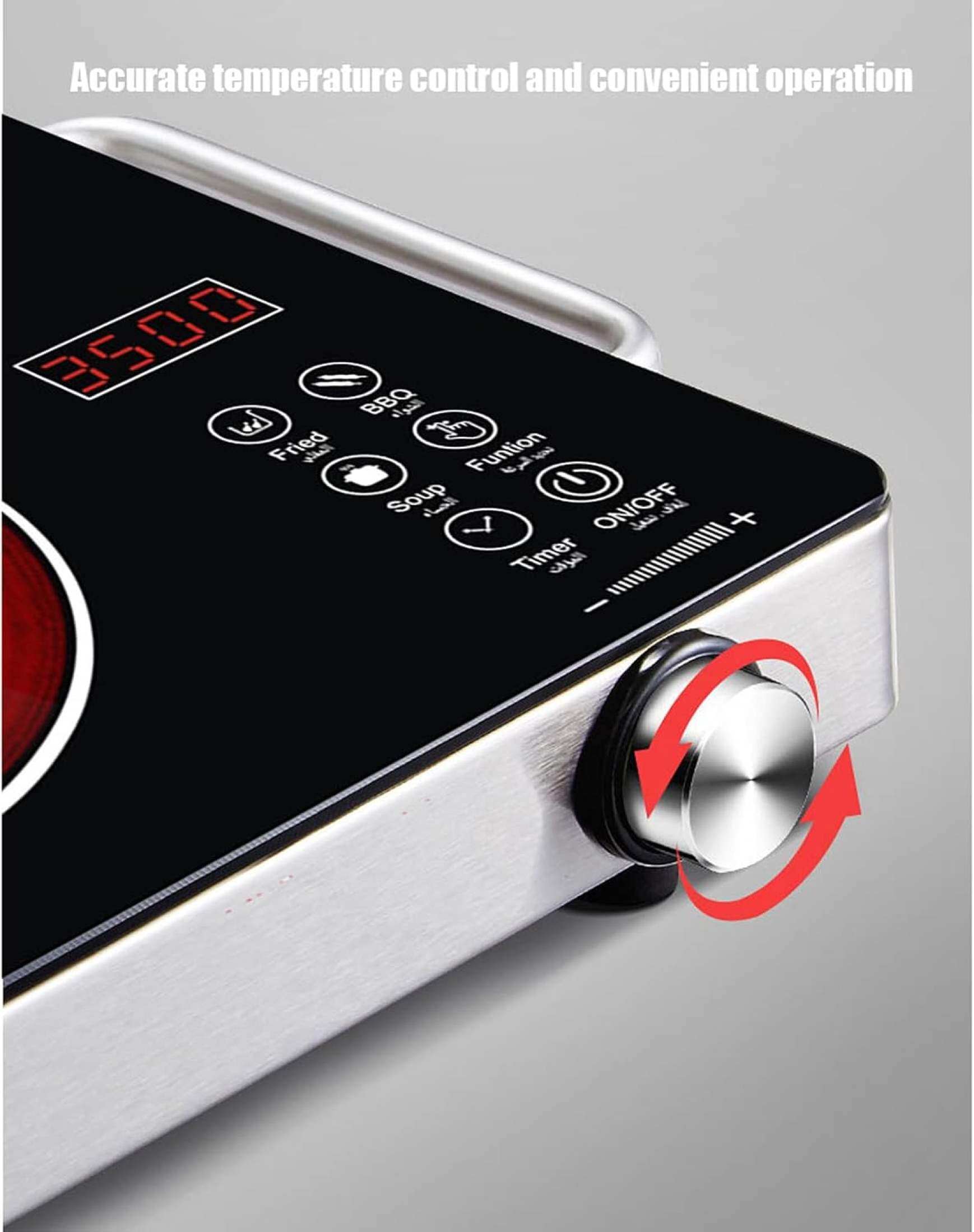 DERUMA 3500W Electric Ceramic Stove Electric Cooker Stove Induction