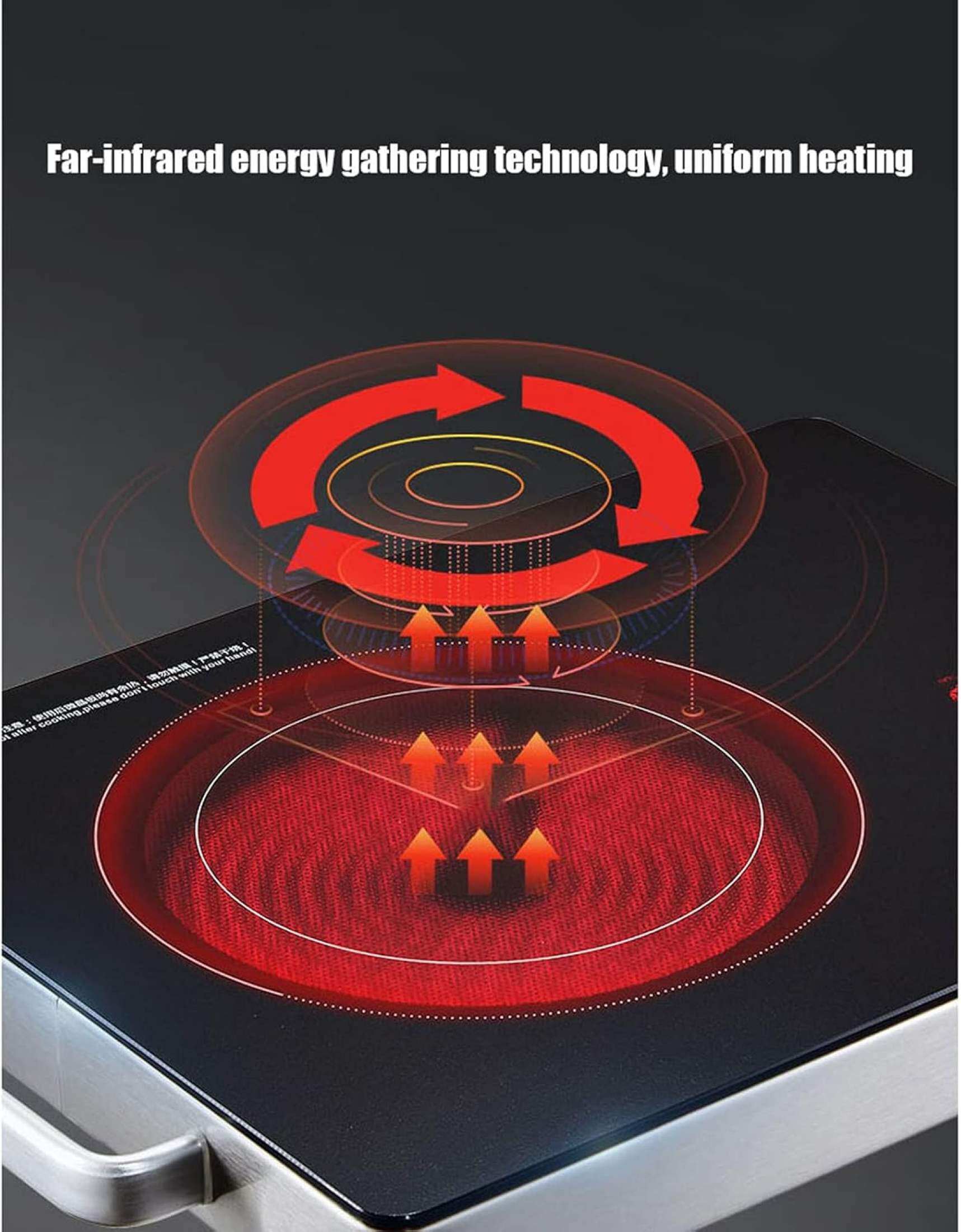 DERUMA 3500W Electric Ceramic Stove Electric Cooker Stove Induction