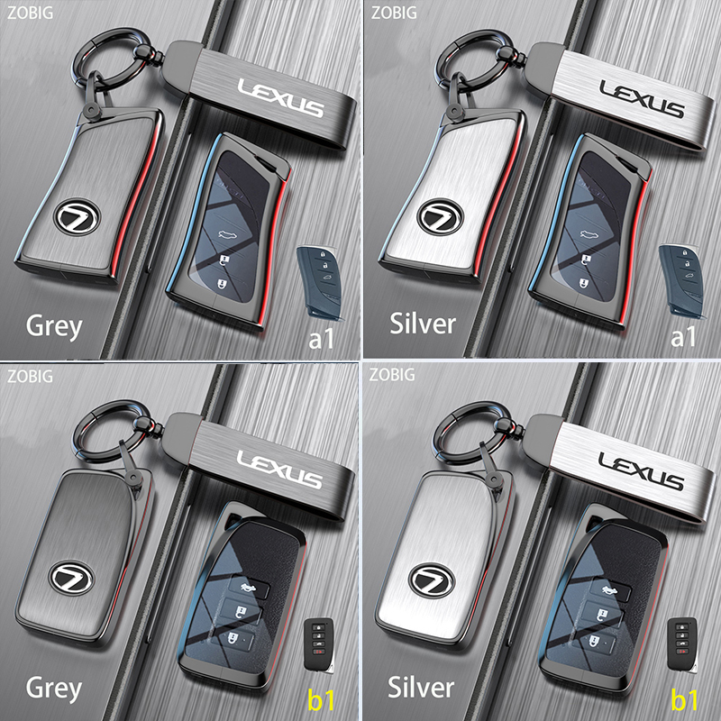 ZOBIG NEW Key Fob Cover for Lexus Car Key Case Shell with Keychain Fit ...