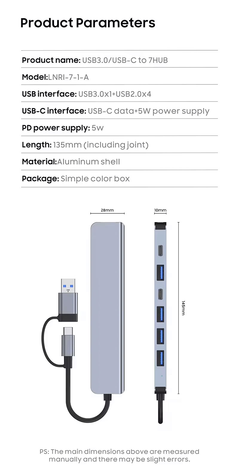 UGREEN USB C Hub 4K HDMI, 3 USB 3.0, MacBook Pro, Surface IPad Galaxy