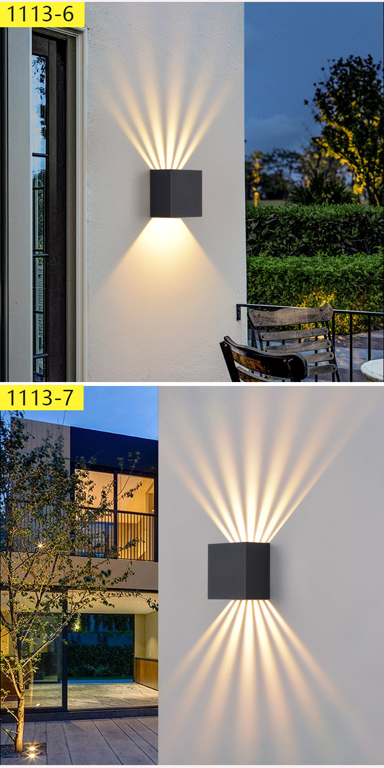 Wall Light Outdoor Wall Lamp Waterproof Lampu Dinding LED Lighting ...
