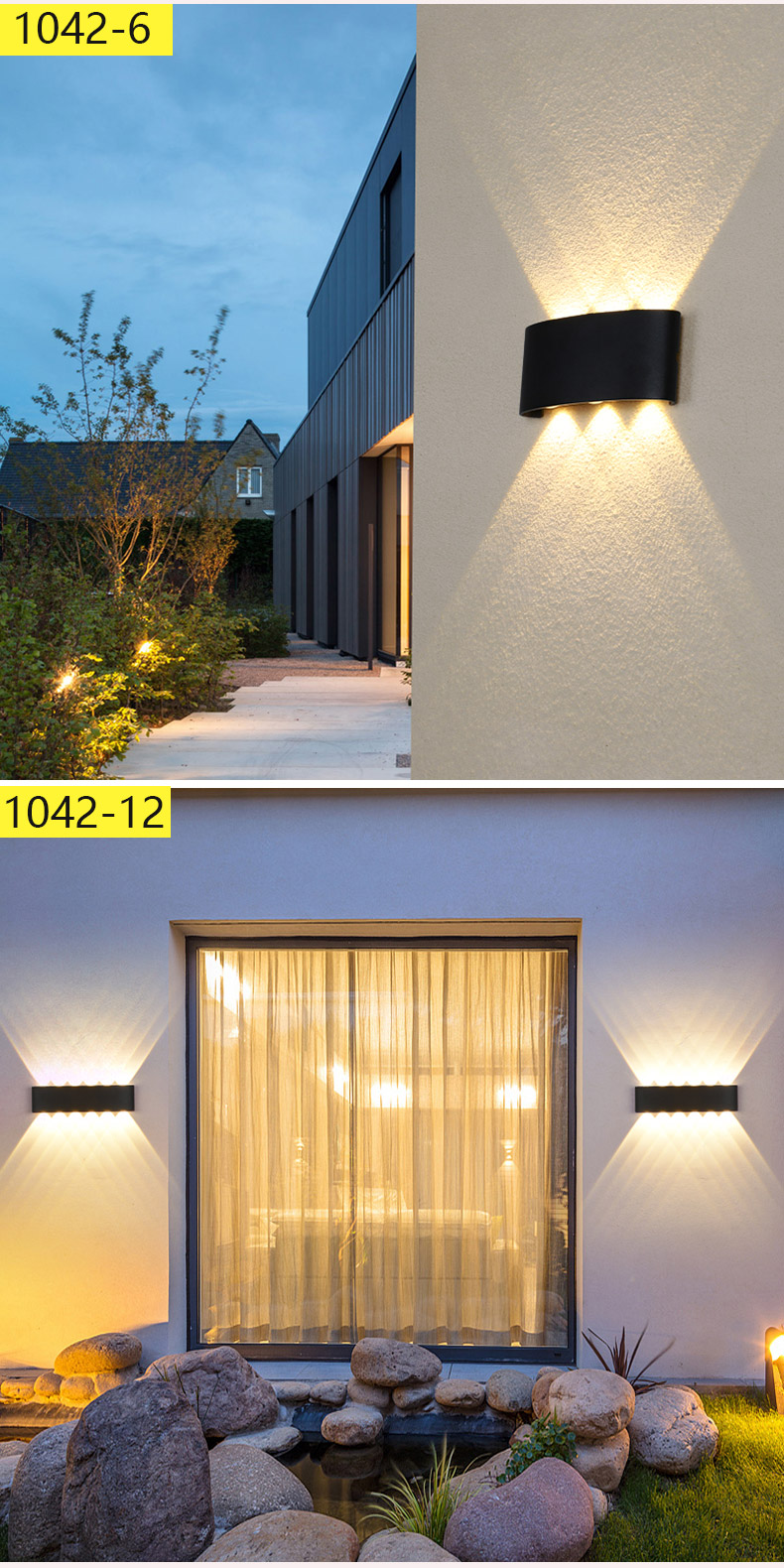 Wall Light Outdoor Wall Lamp Waterproof Lampu Dinding LED Lighting ...