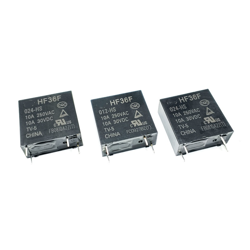 10 Relè HF36F-024-HSL 24VDC - 4 PIN - Per Applicazioni Elettroniche E Industriali - Foto 2