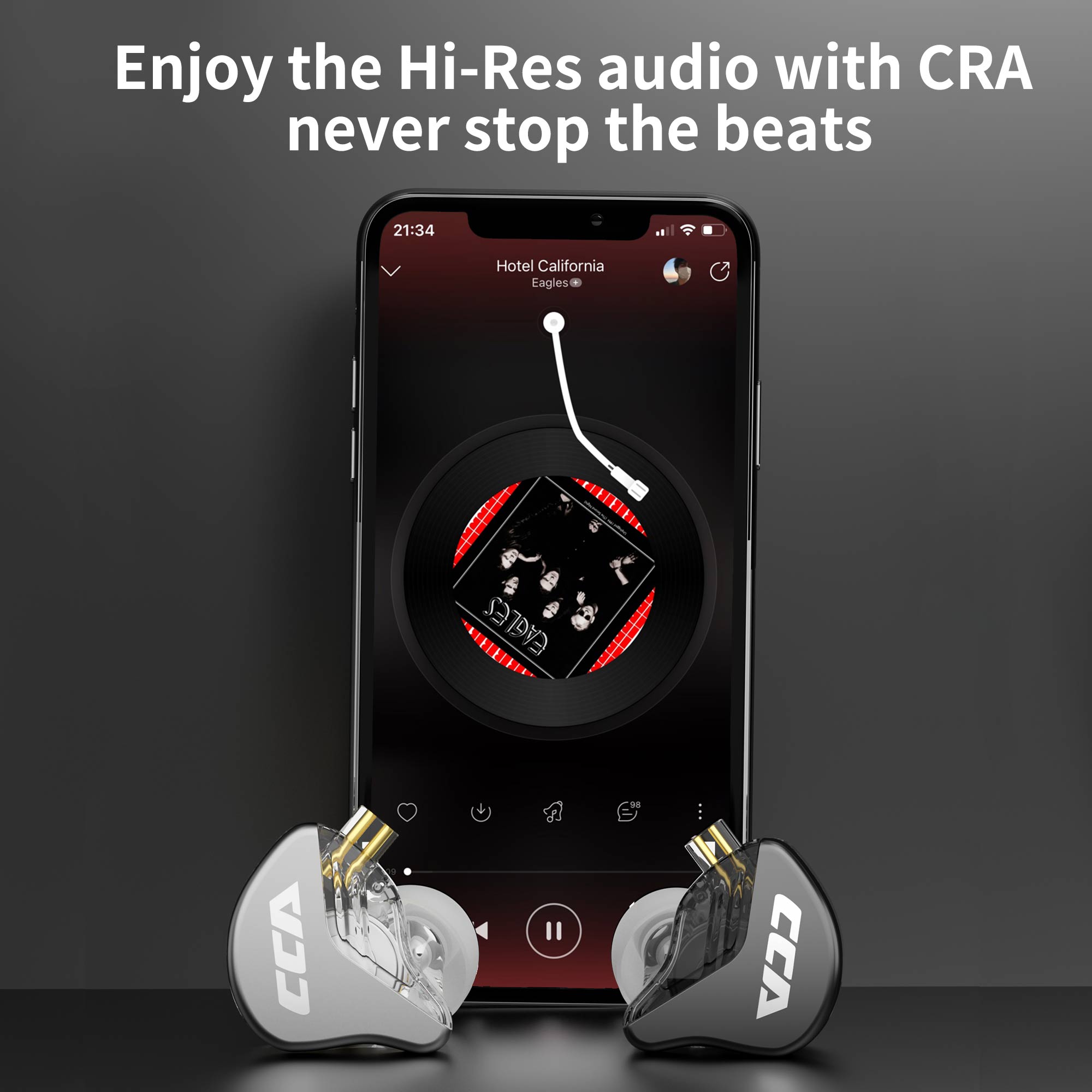 CCA CRA In Ear Live Monitoring High Quality HIFI Gaming Earphones ...