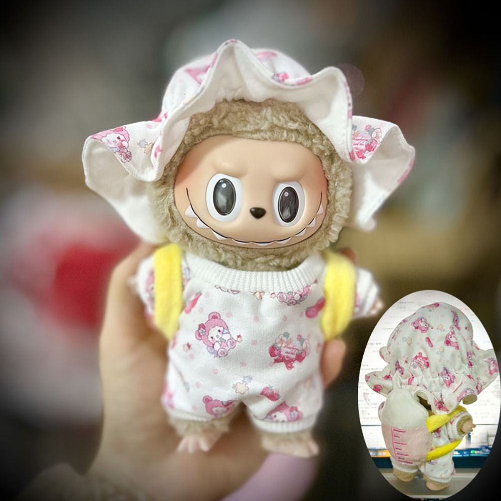 AOPHEKM Labubu Doll Clothes, Labubu Time To Chill Filled Labubu|Doll ...