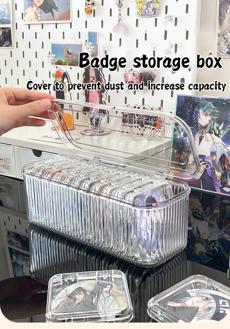 Badge Storage Box Badge Protective Cover Storage Rack Badge Display ...