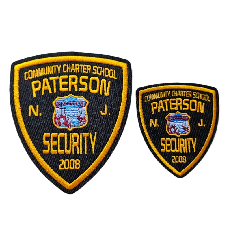 Custom Brand Logo Embroidery Patches Iron On Sew On Hats Design