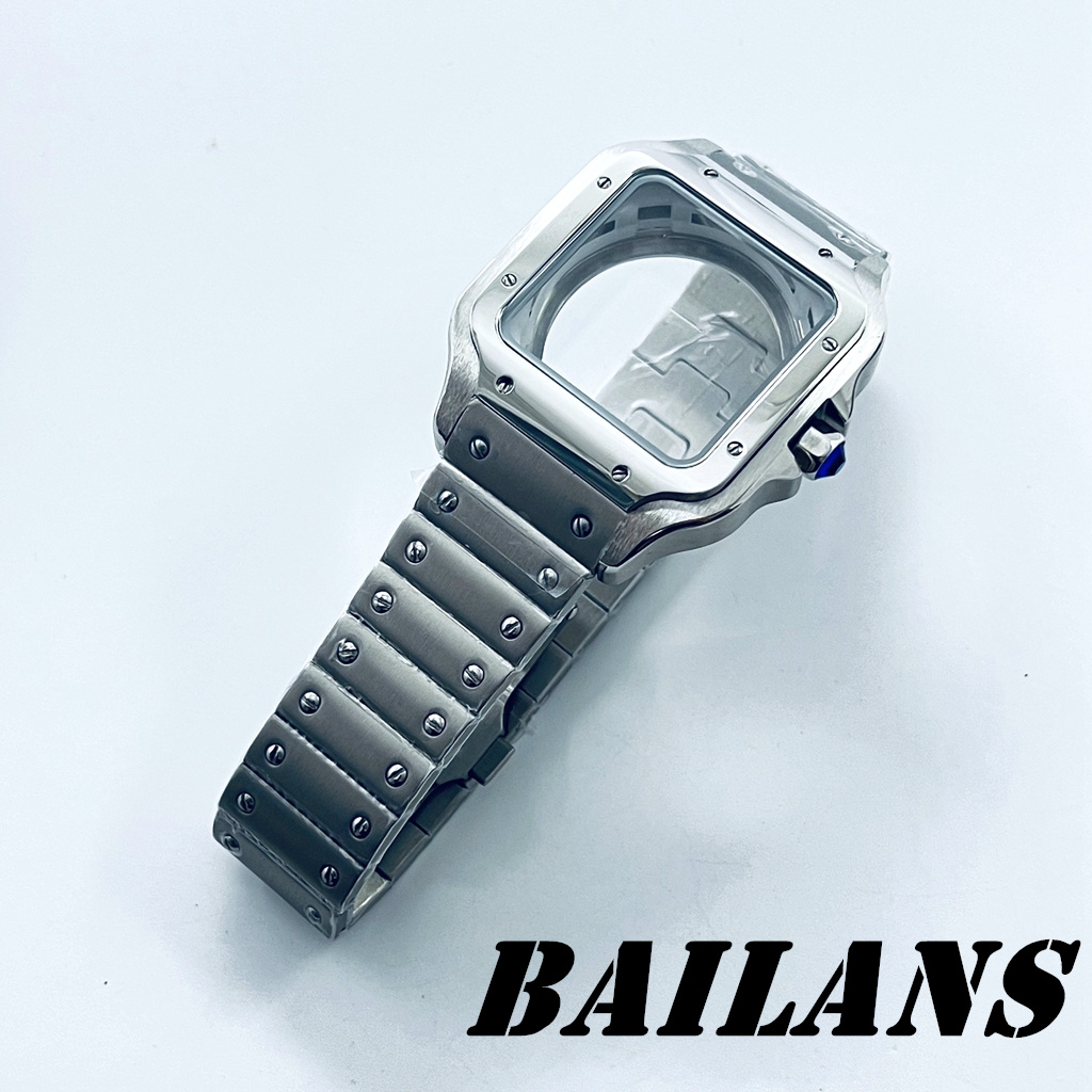 NH35 38mm Square Watch Case 316L Stainless steel Watch Accessories ...
