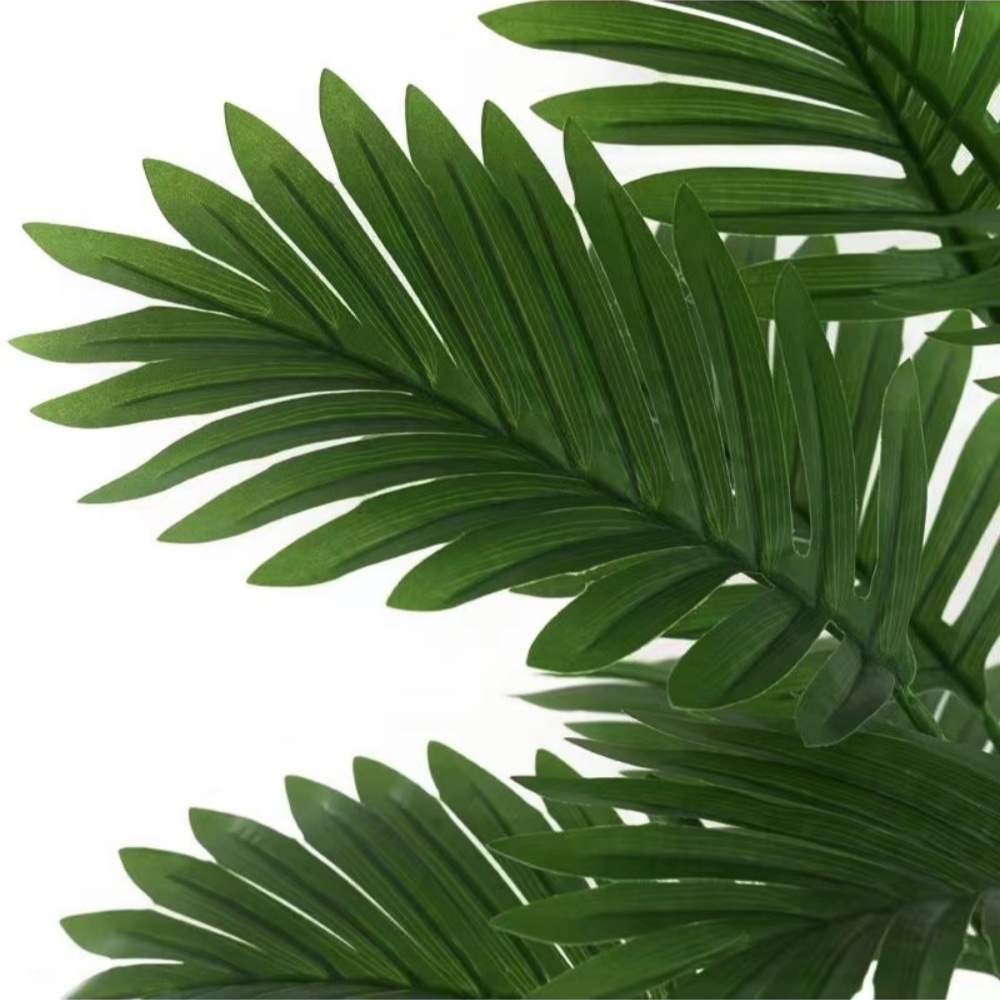 Big Size Leaf Plam Tree Artificial Plants Green Leaf Simulated Bonsai ...