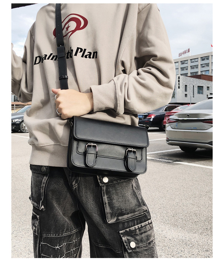 Messenger Bag Men's Bag 2024 New Style Street Wear Messenger Bag Casual