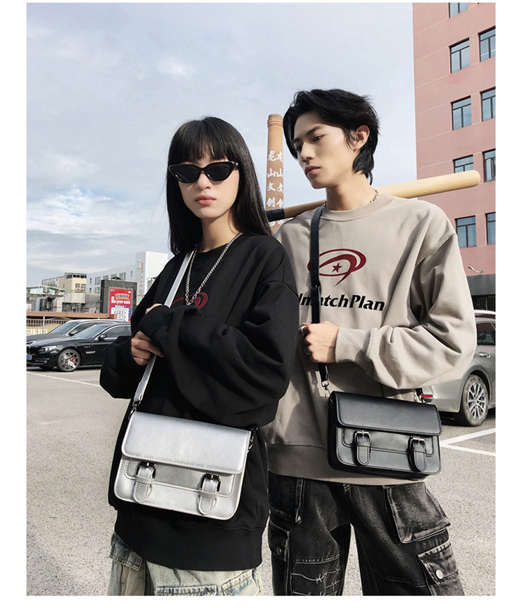 Messenger Bag Men's Bag 2024 New Style Street Wear Messenger Bag Casual