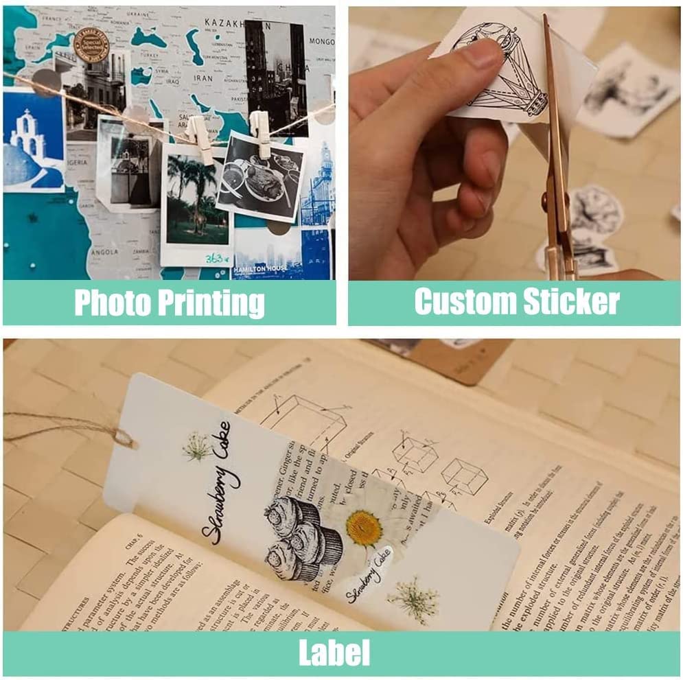 Mini Portable Thermal Printer Mobile Printer Photo Printer Mini Printer