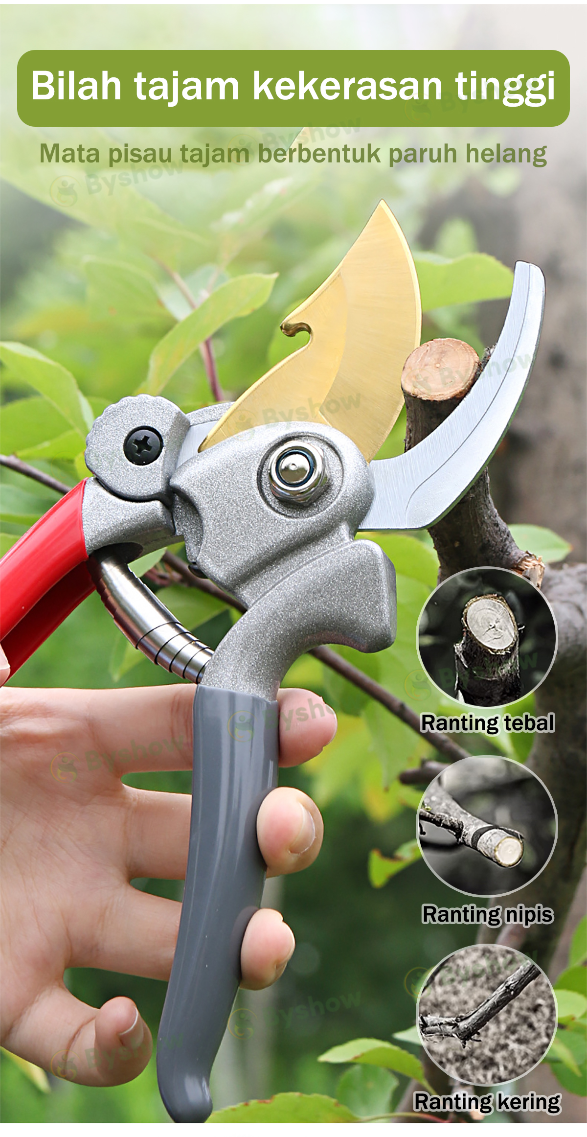 【Byshow】Sk5 Pruning Shears Garden Scissors Tree Cutter Plant bonsai ...