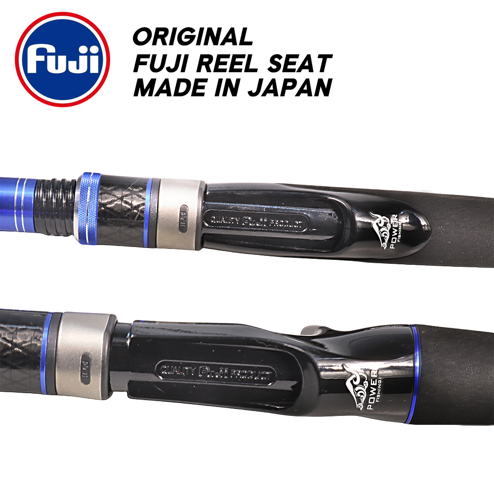 FUJI Guide Jigging Rod 15KG-20KG Solid Carbon Fishing Rod Light/Fast ...