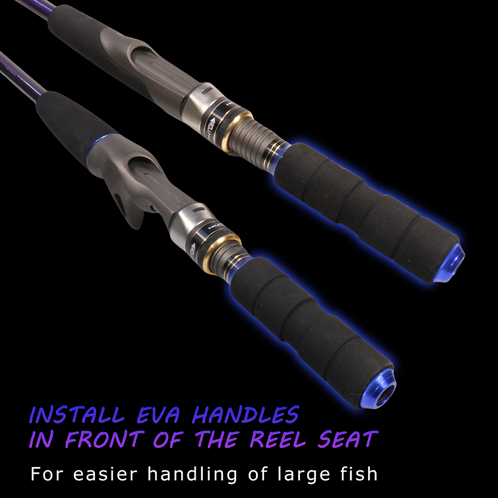 10KG FUJI Jigging Rod Saltwater Fishing Rod 1.68M/1.8M/1.98M Fast/Slow