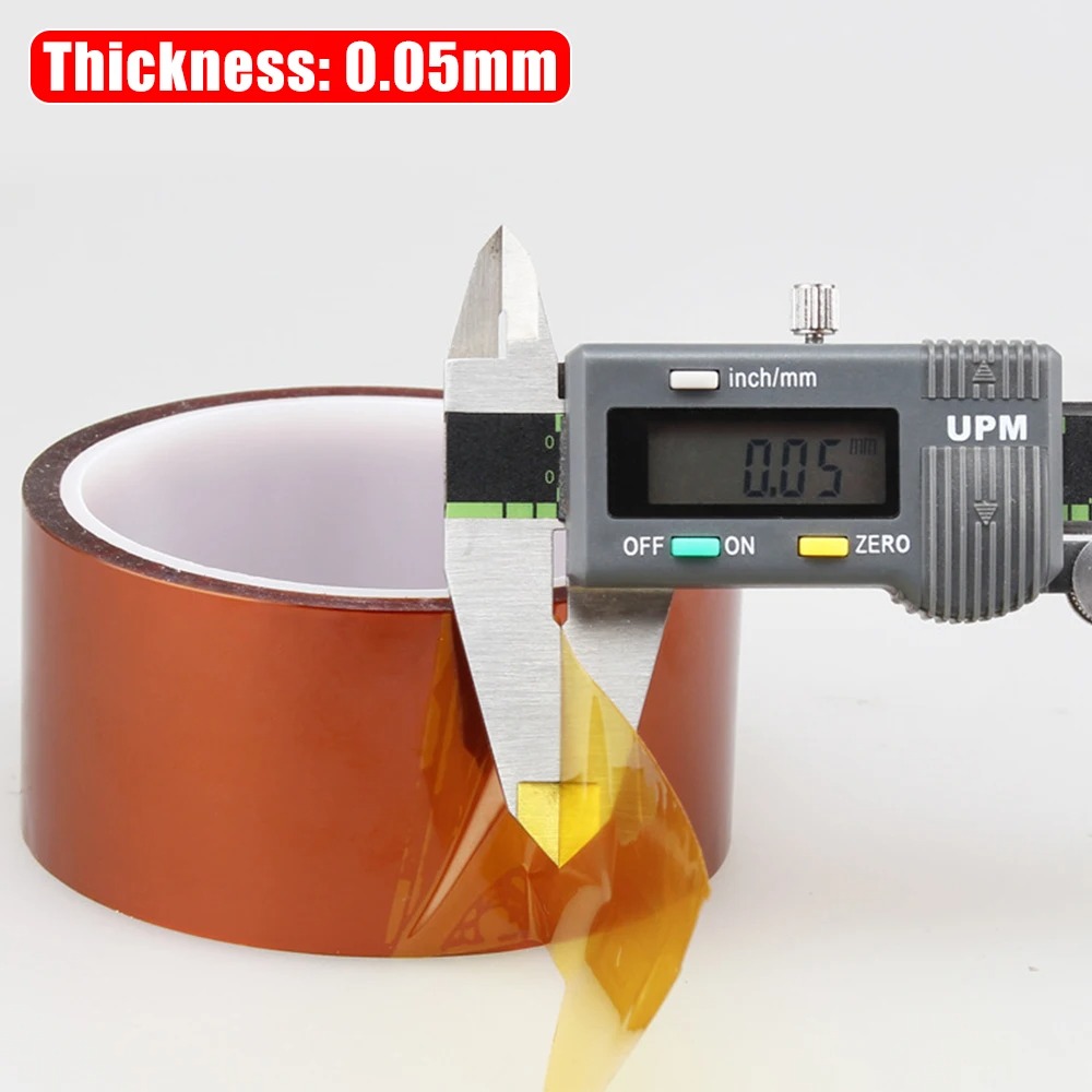 3/6/5/10/20/30/50mm Kaptons Tape 33M 100ft Heat Resistant High