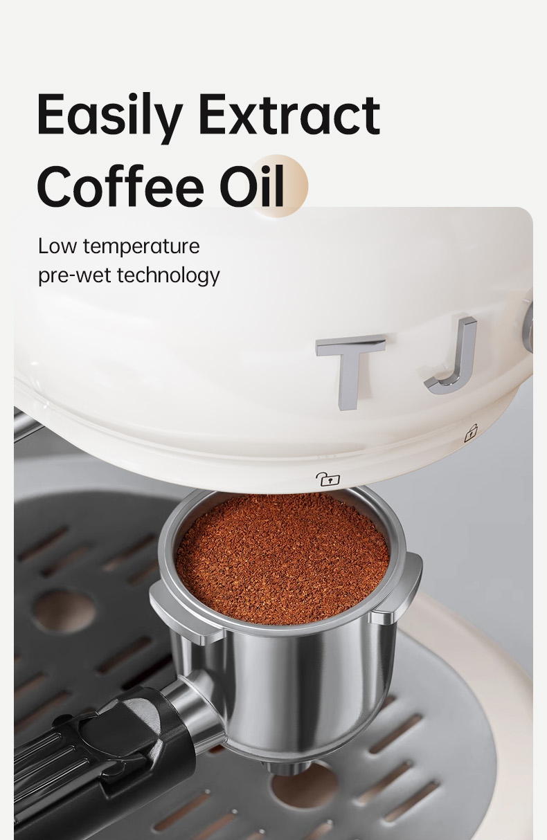 TJean Coffee Machine Espresso Coffee Machine Coffee Maker with Milk
