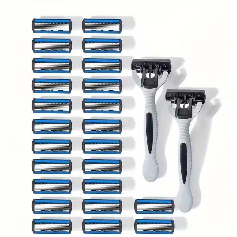 Men’s Shaving Razor with 6 Layers Blades Manual Shaver | Shopee Malaysia