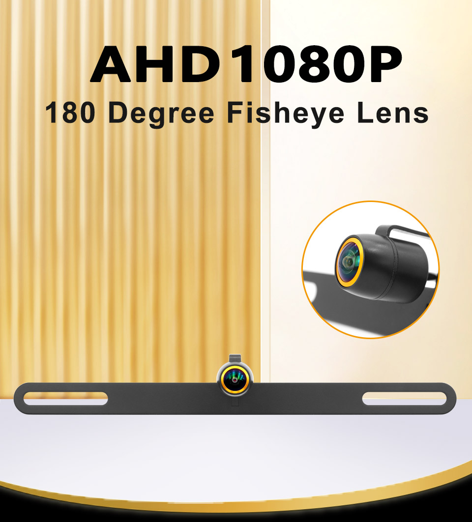 Smartour Degree Fisheye Lens Ahd P Car Rear Front View Reverse Backup Camera License