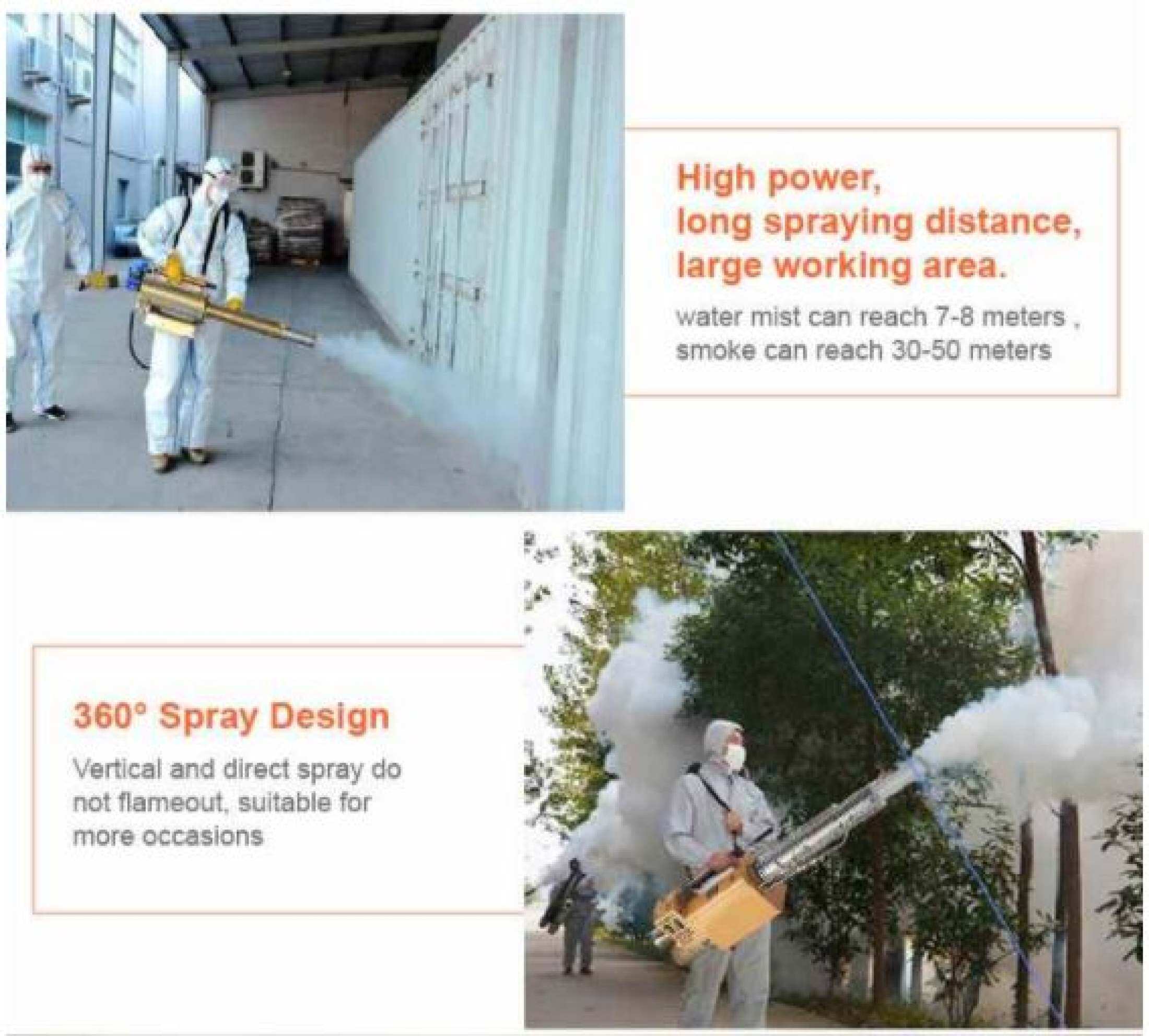 Portable Thermal Fogging Machine ULV Disinfection Fogger Sprayer for ...