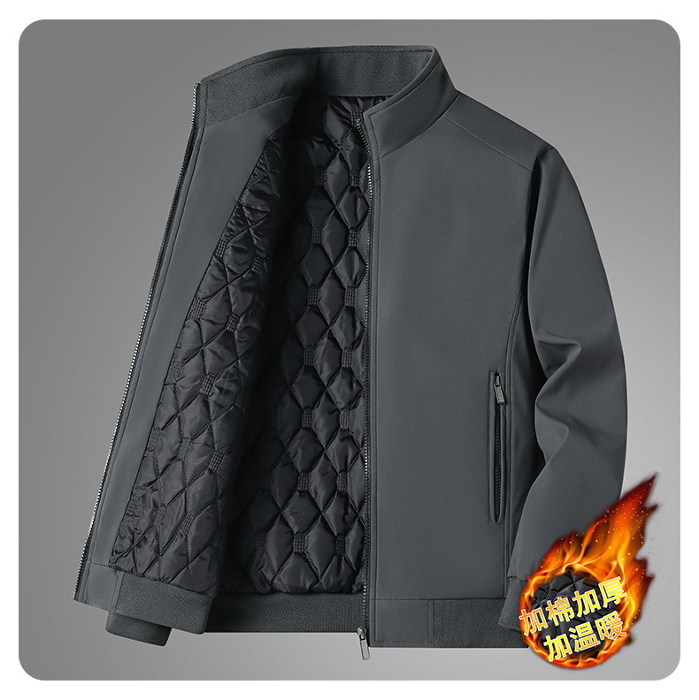 High-end Administrative Work Professional Cotton-padded Men’s Middle ...