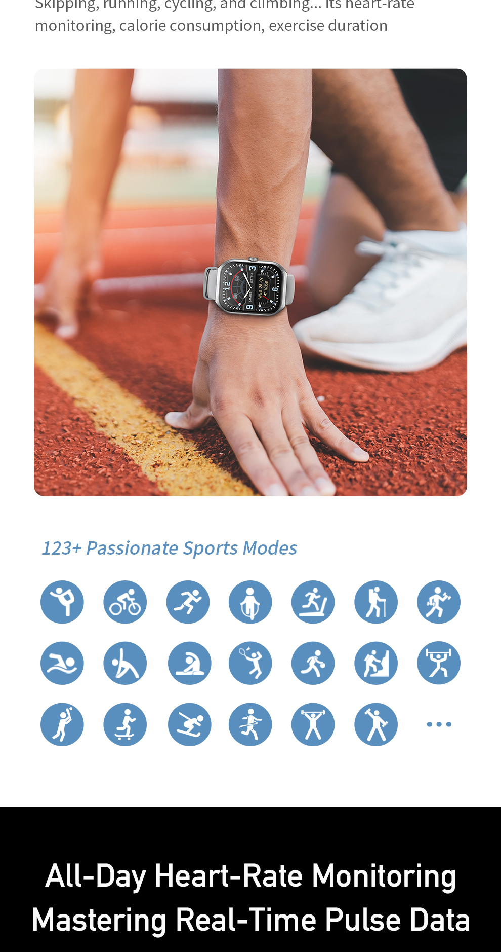 Fitness Tracker (blue Light Fitness Tracker Smart Watch For Women
