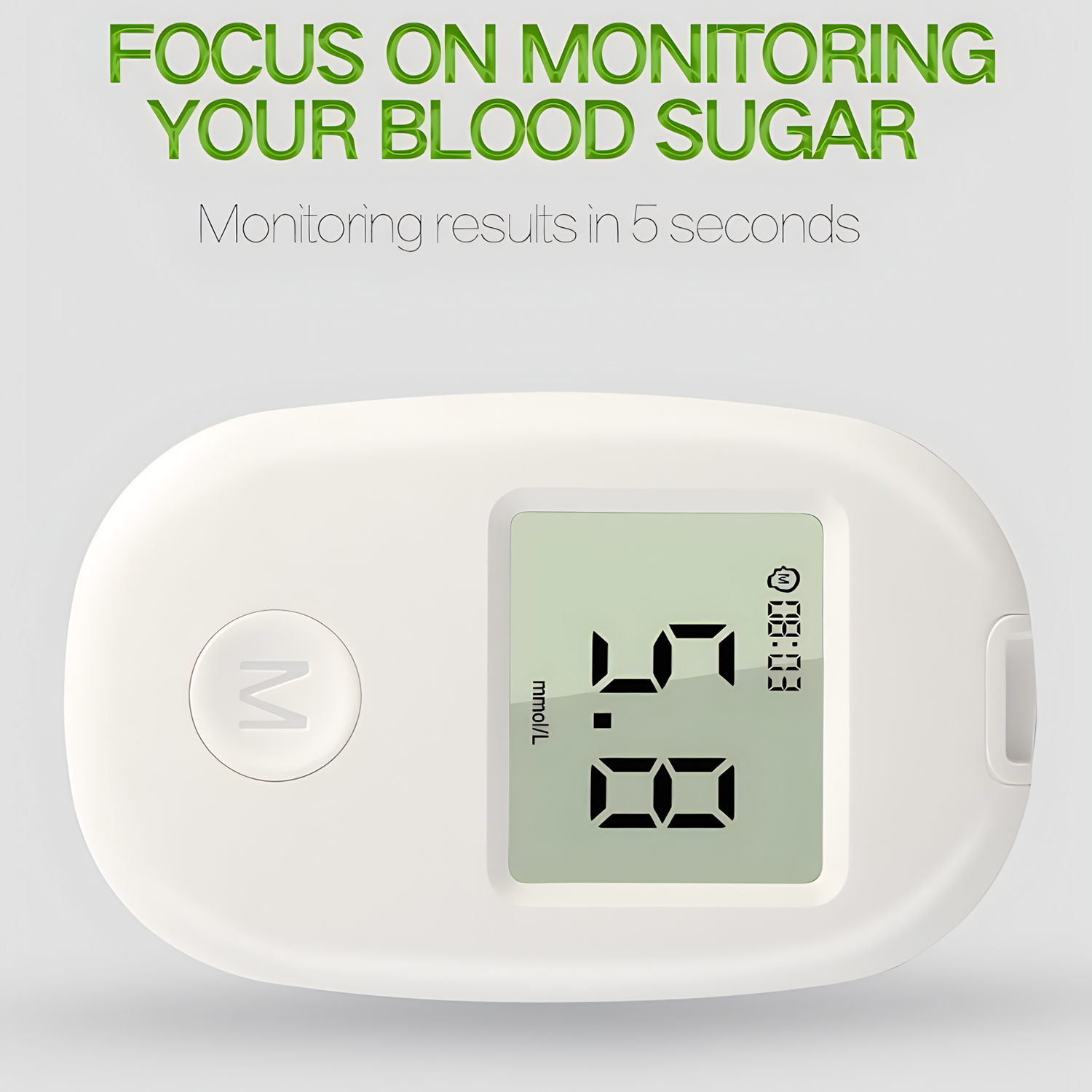 Blood Glucose Monitor Kit with 50 Blood Sugar Test Strips, 50 Lancets ...