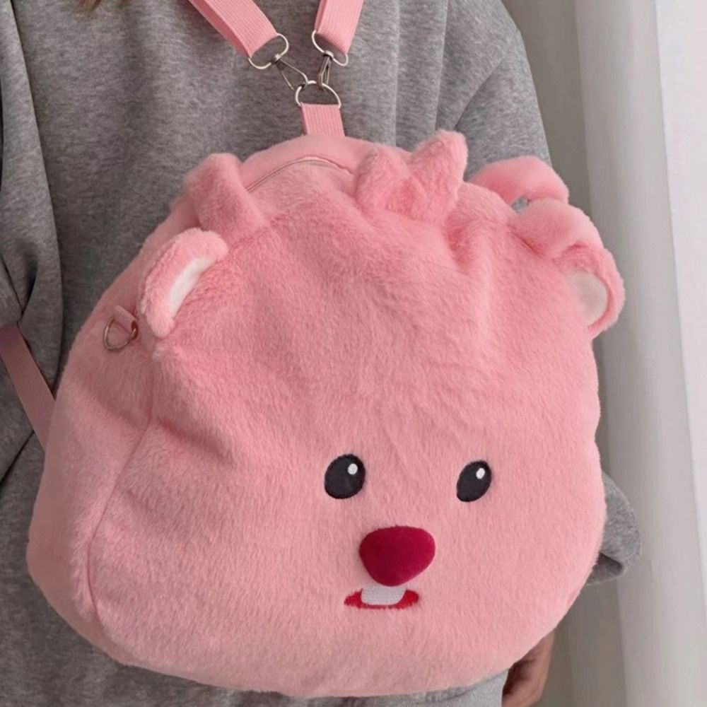 LUMINISCENCIA Loopy Crossbody Bag, Cartoon Cute Loopy Plush Backpack ...