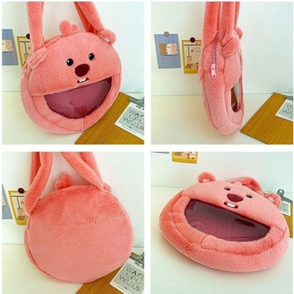 LUMINISCENCIA Loopy Crossbody Bag, Cartoon Cute Loopy Plush Backpack ...