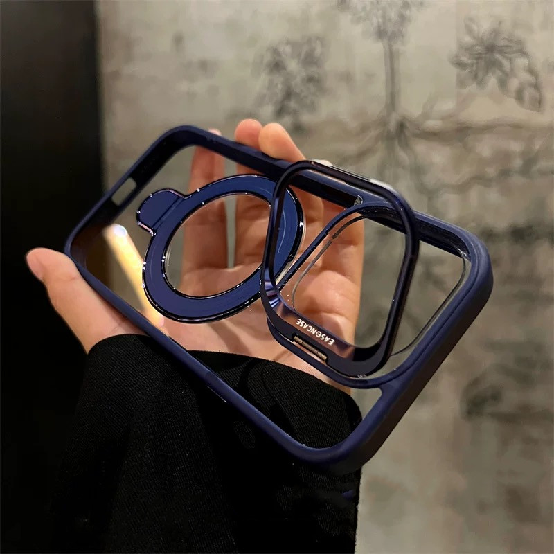 Metal Stand Case For iPhone 16 Pro Max 15 12 13 14 17 Pro Max 11 Pro ...