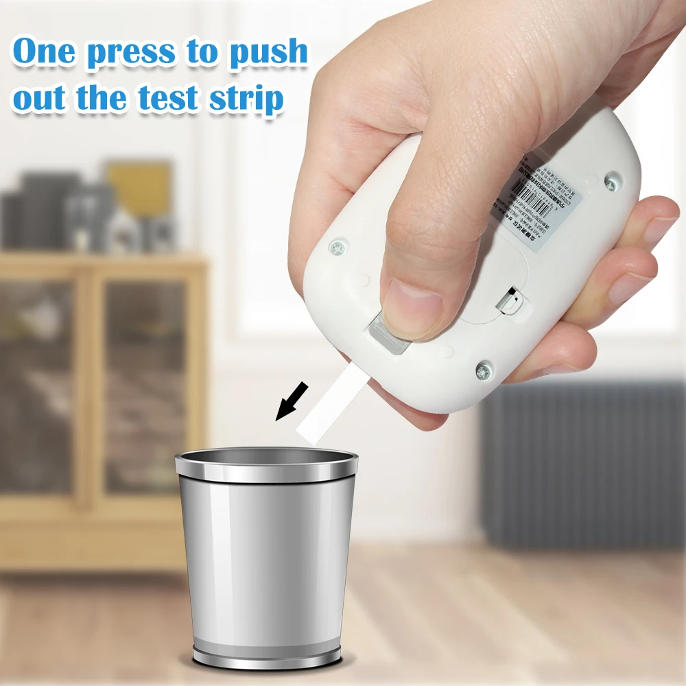 Blood Glucose Meter Kit Code Free Diabetes Test 50pcs Strips