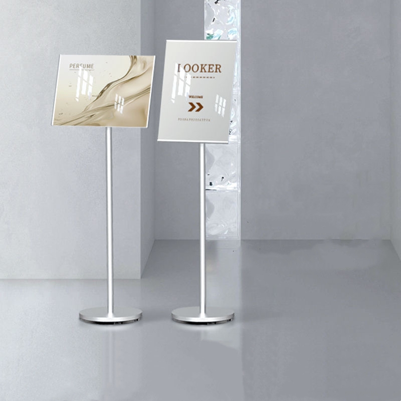 Aluminium Alloy KT Board Display Rack Mall Corridor Signage Poster ...
