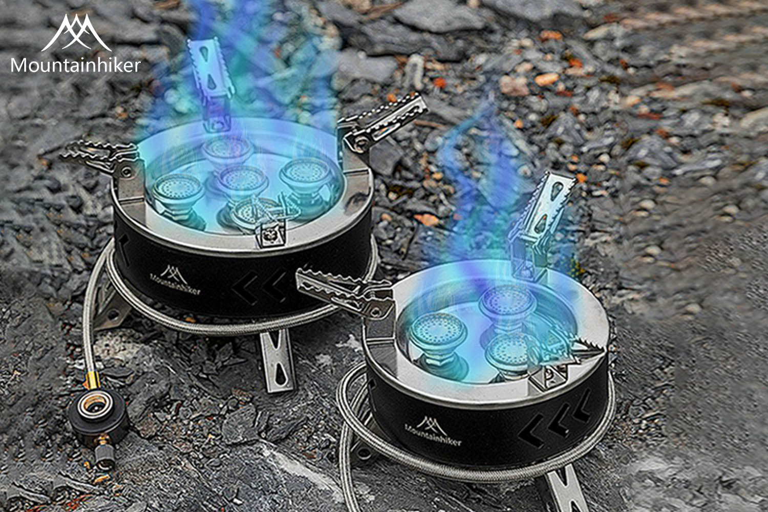 MOUNTAINHIKER gas stove steamboat stove 11800W picnic stove camping ...