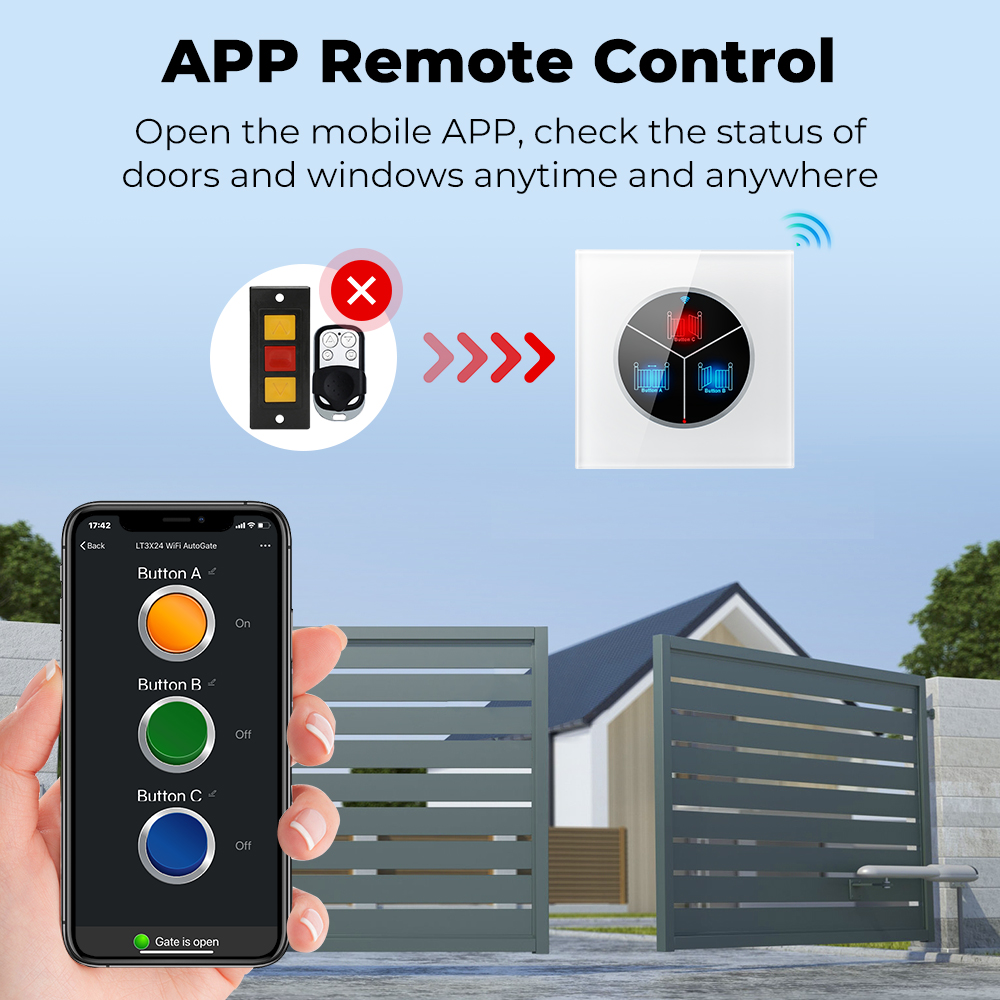 SMATRUL WIFI Tuya Smart Home Automatic Garage Gate Electric Door Opener