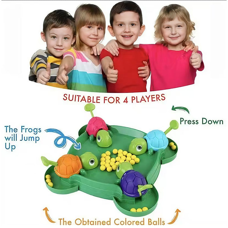 🔥Ship 24H🔥 Kids Toys Board Game Turtle Eat Bean Toy Kids