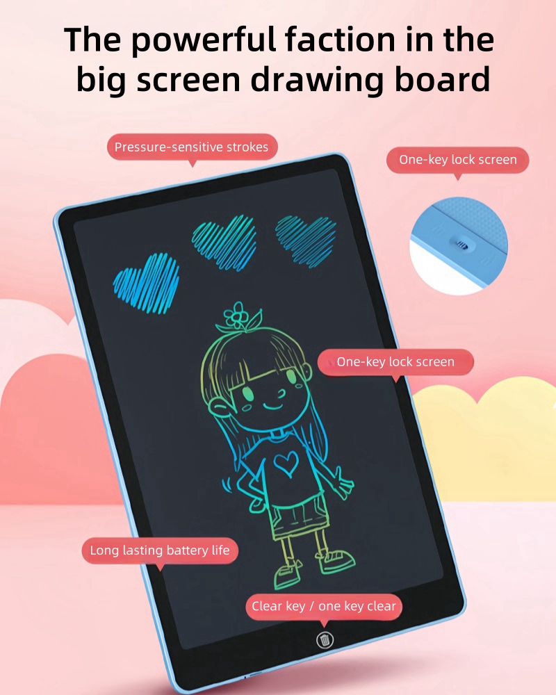 *GLCF*( 8.5' /12" Inch ) Graphics Tablet, Drawing Tablet ,Lcd Writing