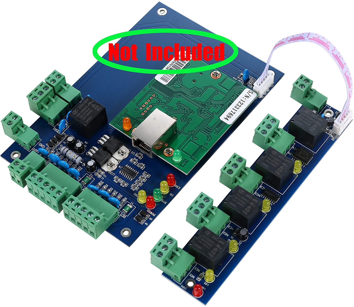 Enhanced Alarm Output Fire Control Expansion Panel Board for Access ...