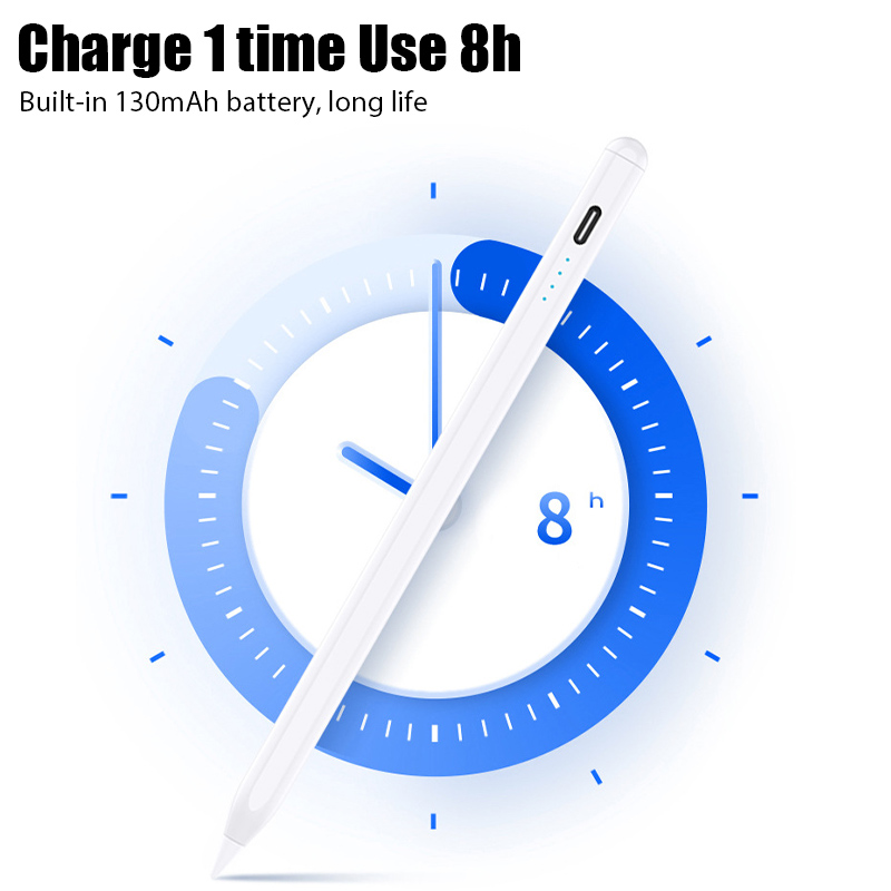 Currency Aple Pencil Led Light Capacitive Pen Replaceable Pen Head ...