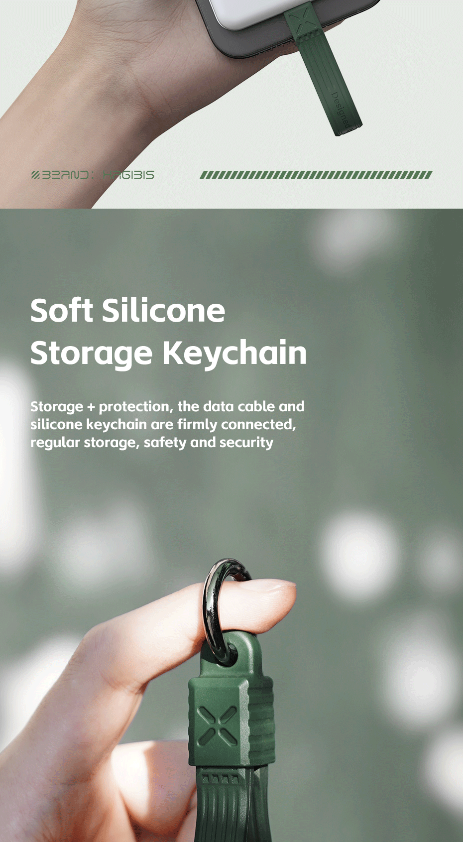 HAGiBiS USB C To Type C Portable Keychain Short Cable (240W) | Shopee ...