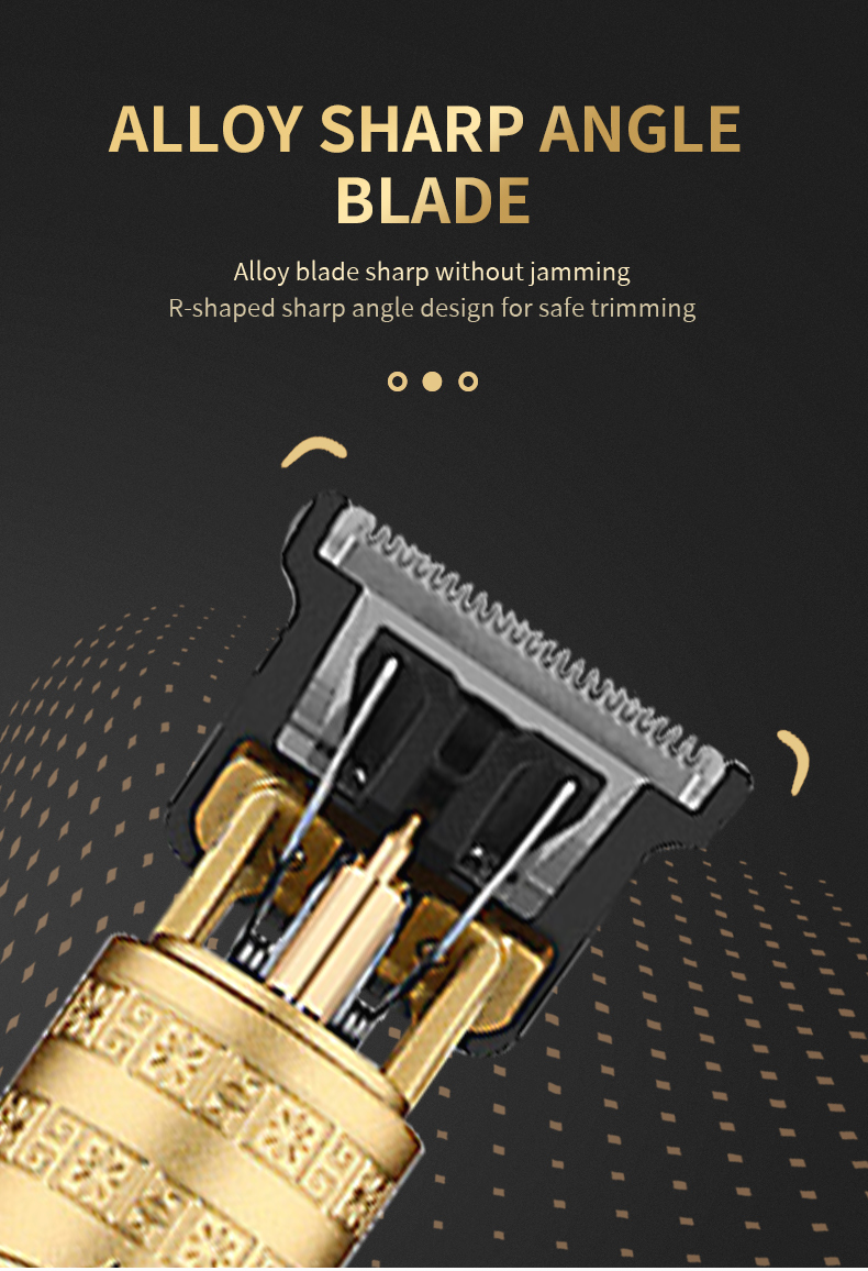 T T9 Men's Razor, Professional Hair Clipper T-Shaped Knife Trimmer ...